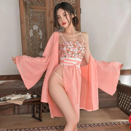 Pink Ancient Chinese Hanfu Style Dress SCD0052