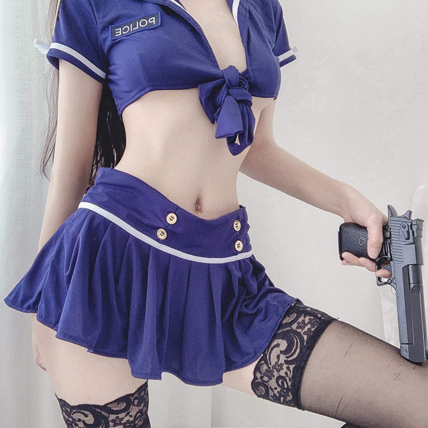 Police Sexy Cosplay Costumes Cute Kawaii Lingerie Set SCD0064